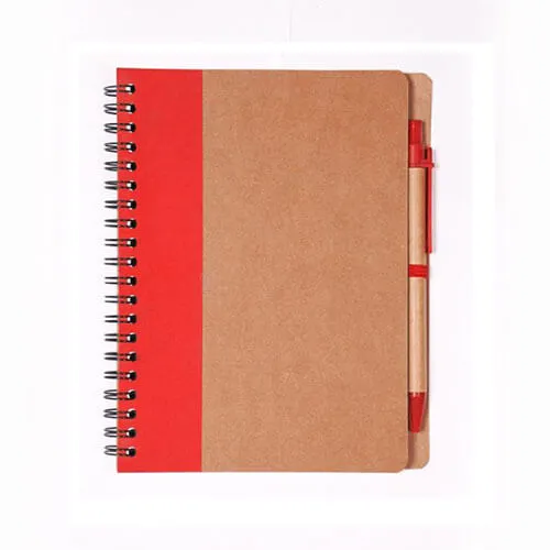 Spiral Notebook With Pen