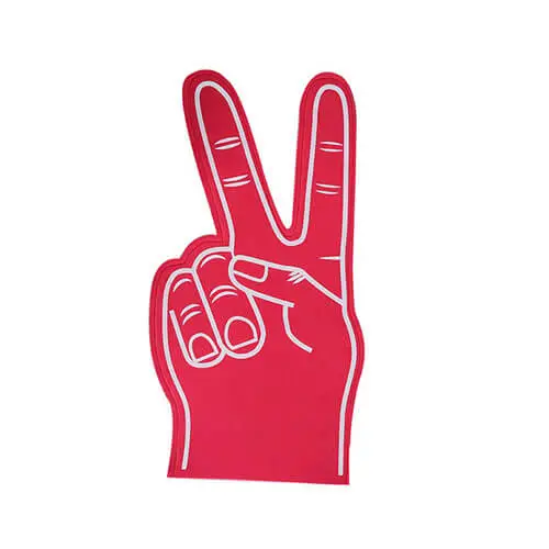 EVA Red Foam Finger