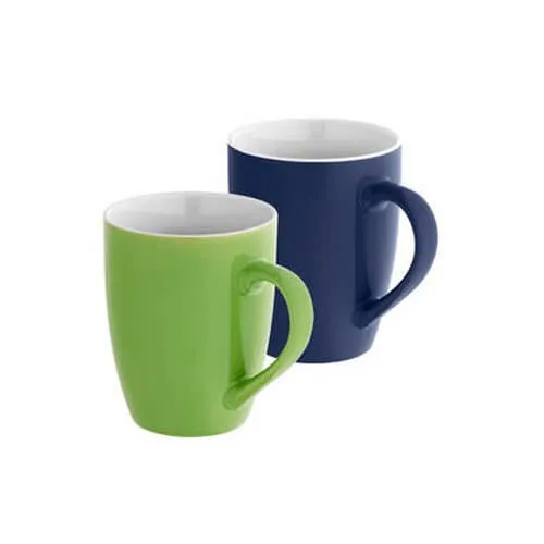 Wholesale Colorful Glazed Ceramic Mug Drum shaped