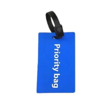 Custom Logo OEM PVC Luggage Tags