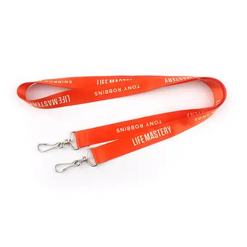 Lanyards en polyester avec logo personnalisé